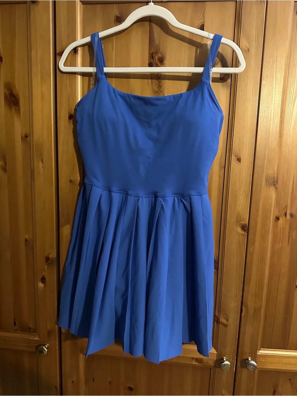 Gilly Hicks Blue Pleated Athletic Dress